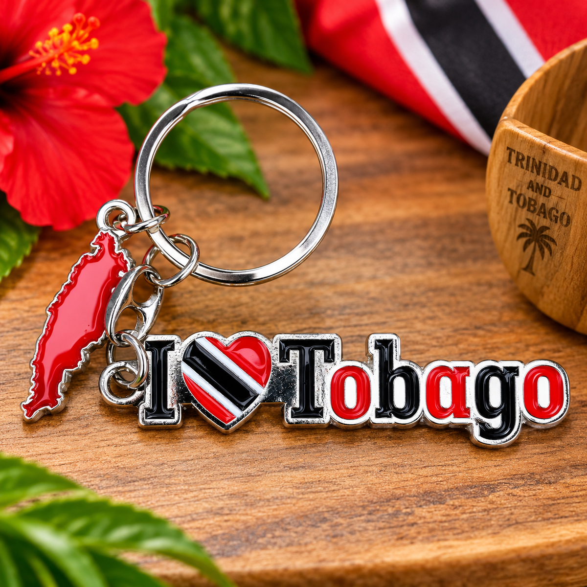 Tobago Charm Keychain